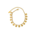 NORA Waterproof 18K Gold Plating Multi Bracelet – Brushed Stainless Steel - DANSK Copenhagen