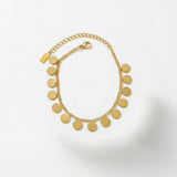 NORA Waterproof 18K Gold Plating Multi Bracelet – Brushed Stainless Steel - DANSK Copenhagen