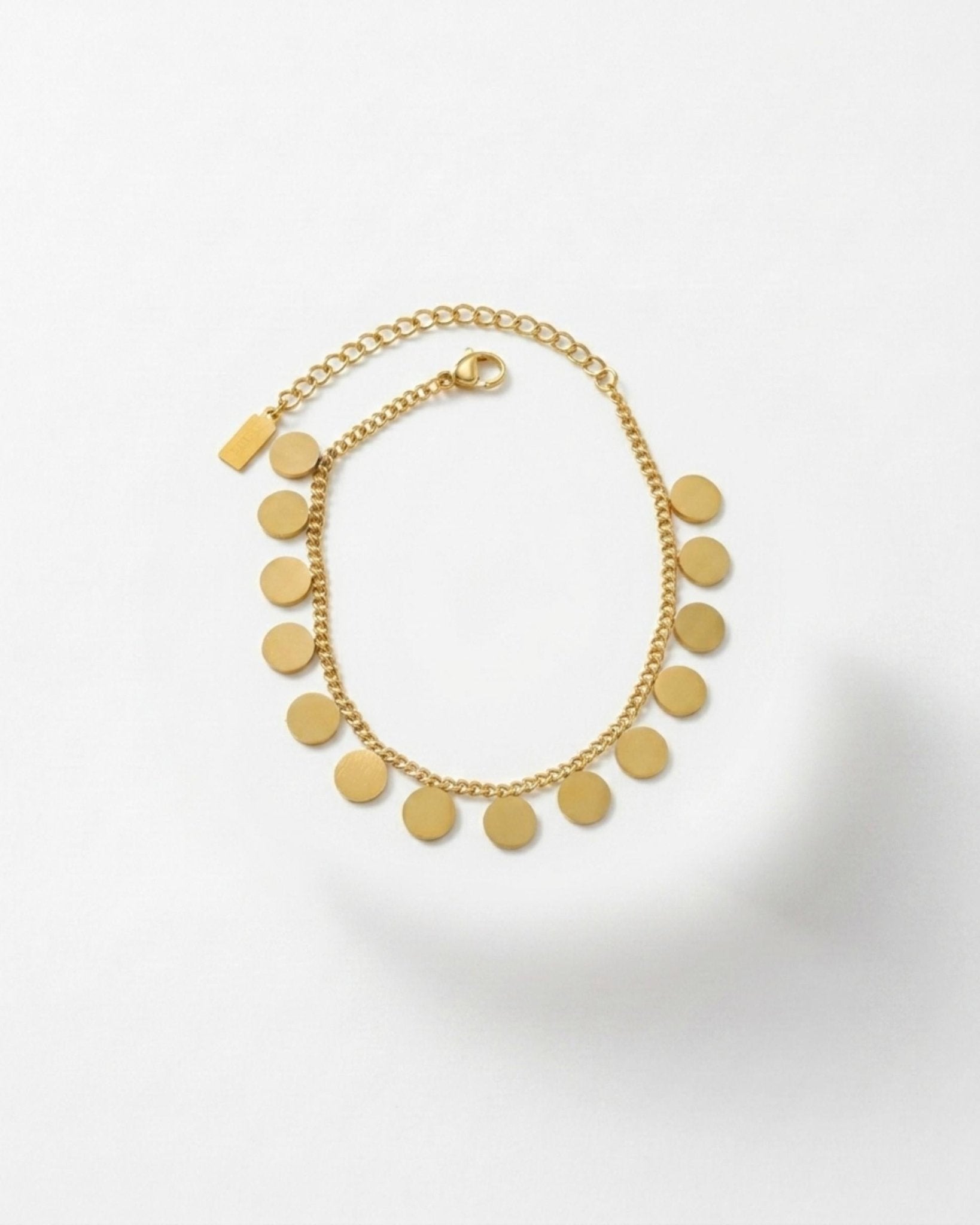 NORA Waterproof 18K Gold Plating Multi Bracelet – Brushed Stainless Steel - DANSK Copenhagen