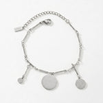 NORA Waterproof Silver Stainless Steel Bracelet – Brushed Finish - DANSK Copenhagen