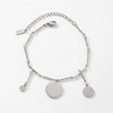 NORA Waterproof Silver Stainless Steel Bracelet – Brushed Finish - DANSK Copenhagen