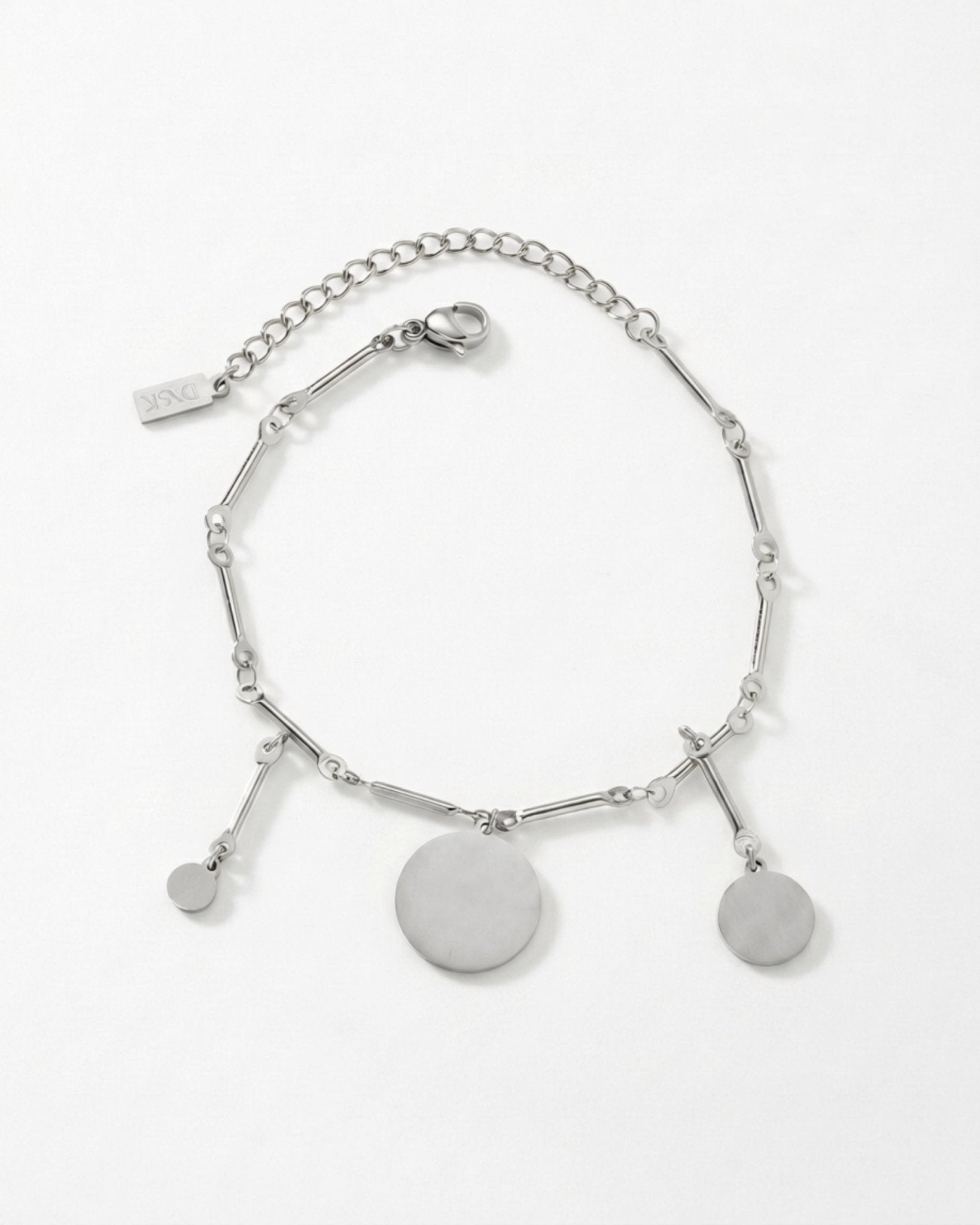 NORA Waterproof Silver Stainless Steel Bracelet – Brushed Finish - DANSK Copenhagen