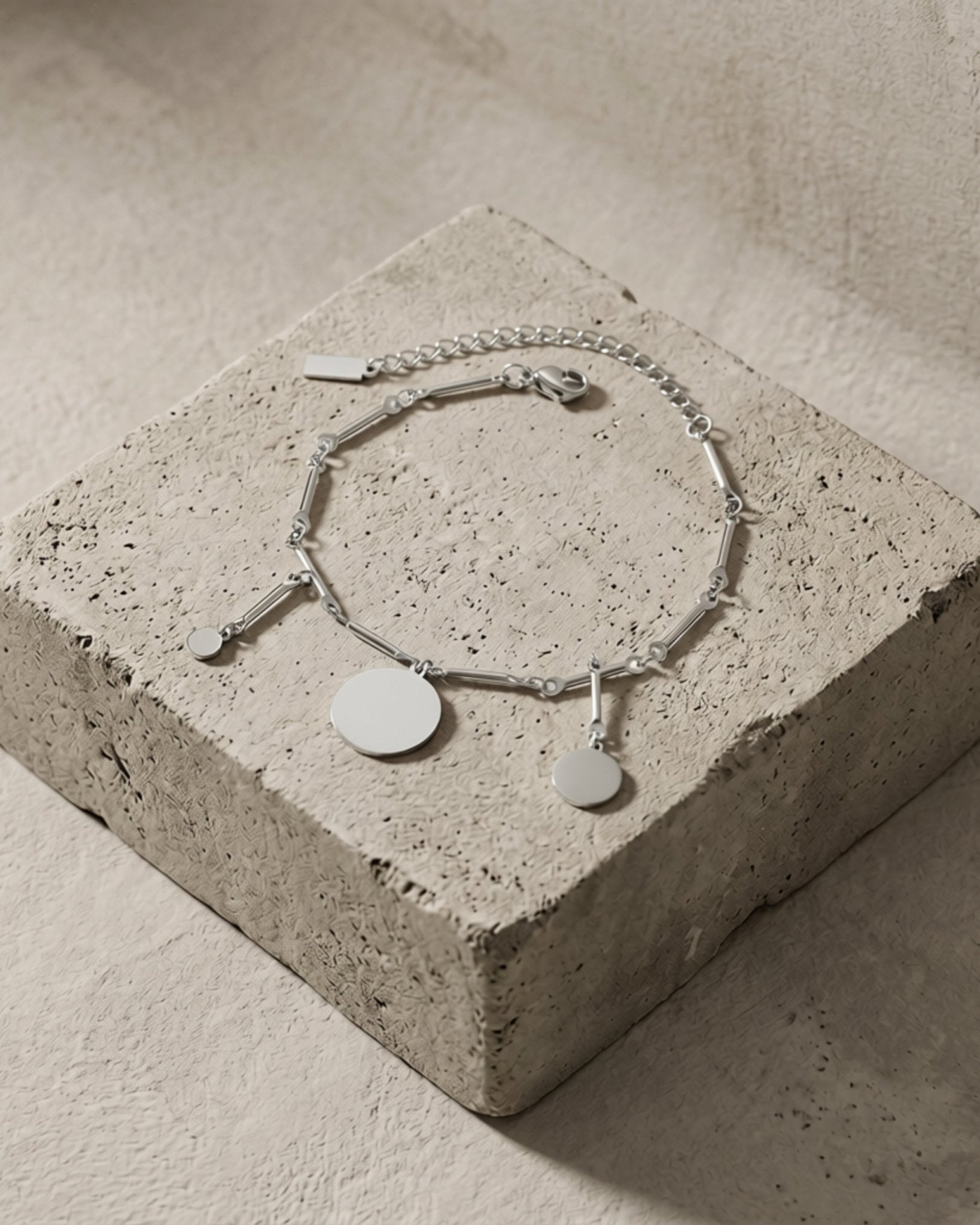 NORA Waterproof Silver Stainless Steel Bracelet – Brushed Finish - DANSK Copenhagen