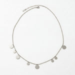 NORA Waterproof Silver Stainless Steel Long Necklace – Brushed Finish - DANSK Copenhagen