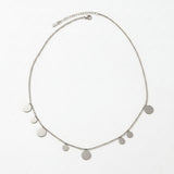 NORA Waterproof Silver Stainless Steel Long Necklace – Brushed Finish - DANSK Copenhagen