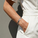 NORA Waterproof Silver Stainless Steel Multi Bracelet – Brushed Finish - DANSK Copenhagen