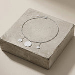 NORA Waterproof Silver Stainless Steel Short Necklace – Brushed Finish - DANSK Copenhagen