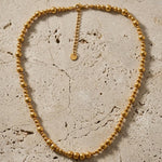 Passion Waterproof 2 Ball Necklace 18K Gold Plating - DANSK Copenhagen