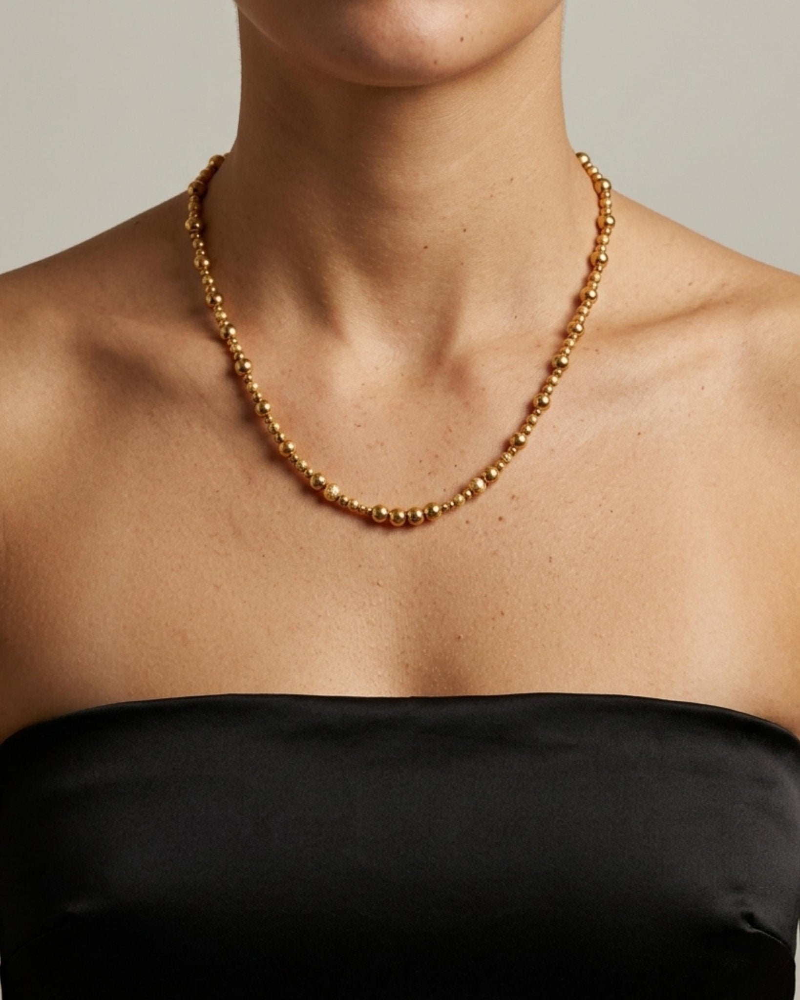 Passion Waterproof 2 Ball Necklace Silver Plating - DANSK Copenhagen