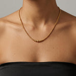Passion Waterproof 8-Ball Necklace 18K Gold Plating Plating
