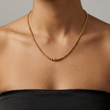 Passion Waterproof 8-Ball Necklace 18K Gold Plating Plating