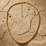 Passion Waterproof 8-Ball Necklace 18K Gold Plating Plating