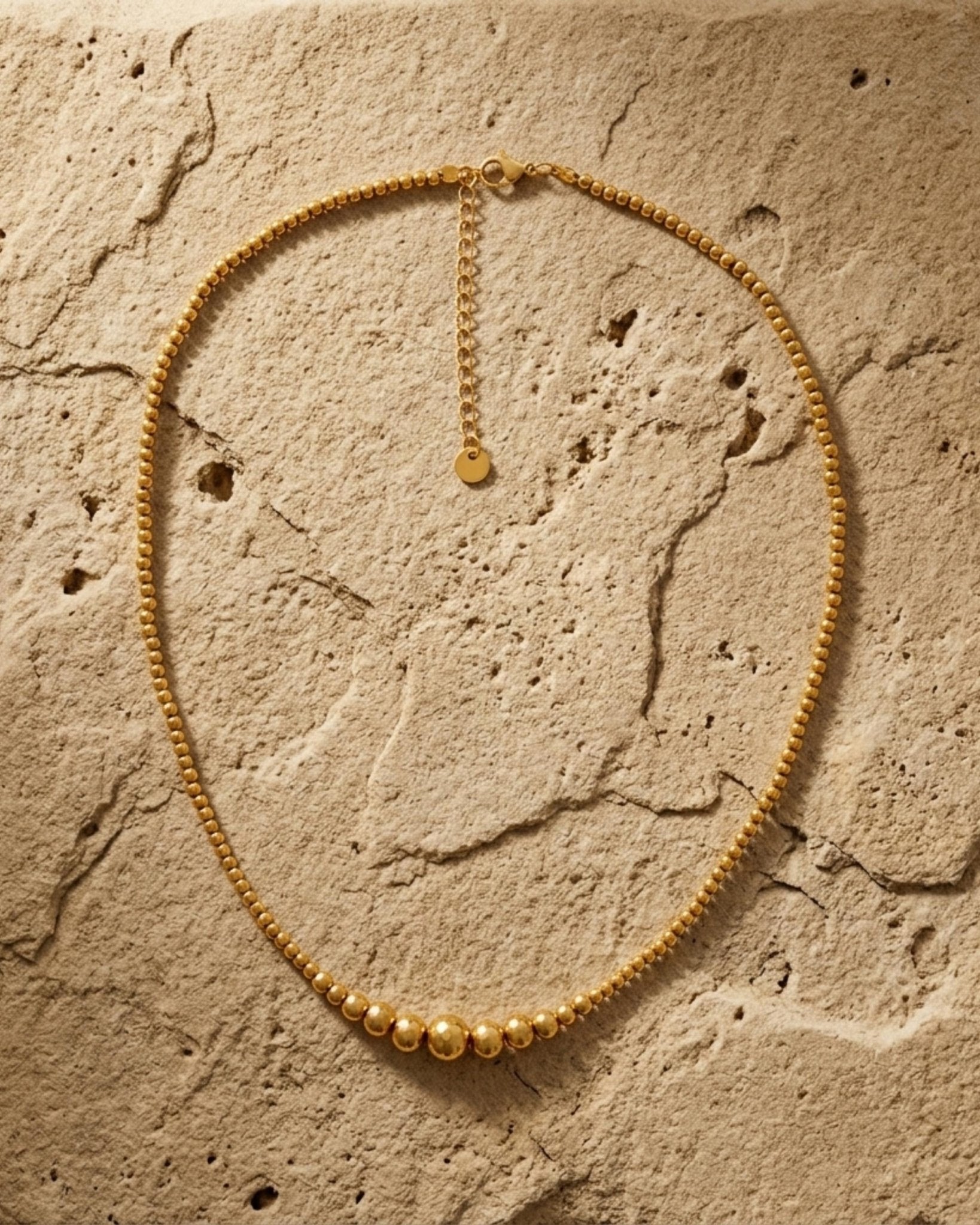 Passion Waterproof 8-Ball Necklace 18K Gold Plating Plating