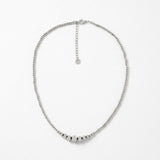 Passion Waterproof 8-Ball Necklace Silver Plating