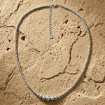 Passion Waterproof 8-Ball Necklace Silver Plating
