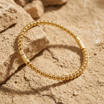 Passion Waterproof Ball Bangle Bracelet 18K Gold Plating - DANSK Copenhagen