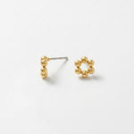 Passion Waterproof Circle Ball Earring 18K Gold Plating - DANSK Copenhagen