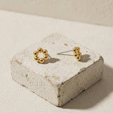 Passion Waterproof Circle Ball Earring 18K Gold Plating - DANSK Copenhagen
