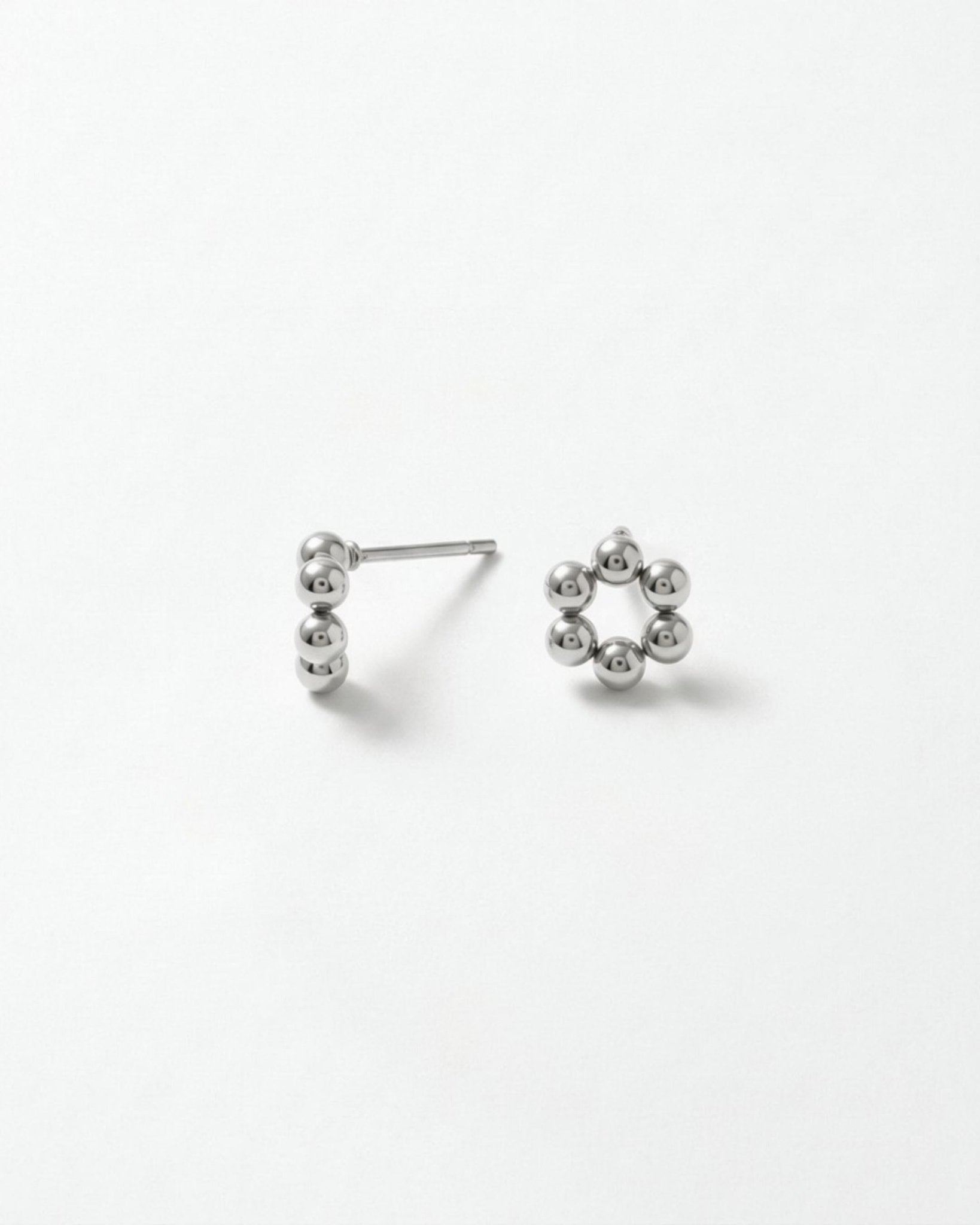 Passion Waterproof Circle Ball Earring Silver Plating - DANSK Copenhagen