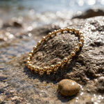 Passion Waterproof Elastic 2 Ball Bracelet 18K Gold Plating - DANSK Copenhagen
