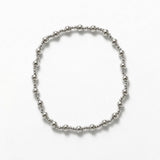 Passion Waterproof Elastic 2 Ball Bracelet Silver Plating - DANSK Copenhagen