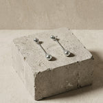 Passion Waterproof Long Smooth Double Drop Earring Silver Plating - DANSK Copenhagen