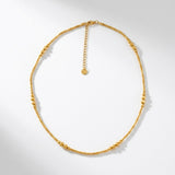 Passion Waterproof Multi Ball Necklace 18K Gold Plating Plating
