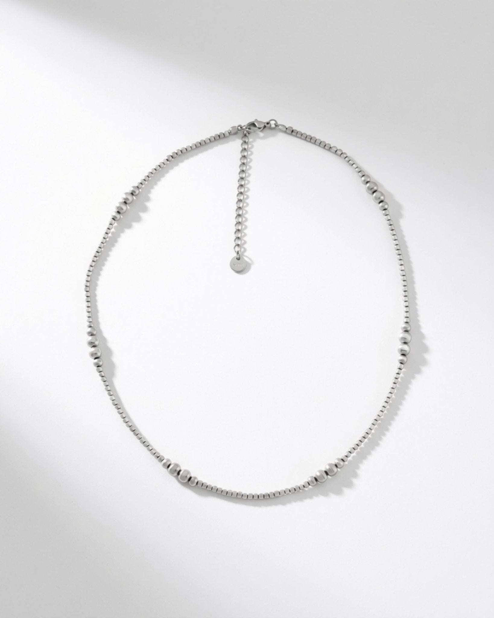 Passion Waterproof Multi Ball Necklace Silver Plating