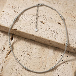 Passion Waterproof Multi Ball Necklace Silver Plating