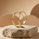 Passion Waterproof Open Cuff Bracelet 18K Gold Plating