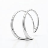 Passion Waterproof Open Cuff Bracelet Silver Plating