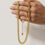 Passion Waterproof Short Vintage Necklace 18K Gold Plating - DANSK Copenhagen