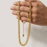 Passion Waterproof Short Vintage Necklace 18K Gold Plating - DANSK Copenhagen