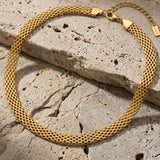 Passion Waterproof Short Vintage Necklace 18K Gold Plating - DANSK Copenhagen