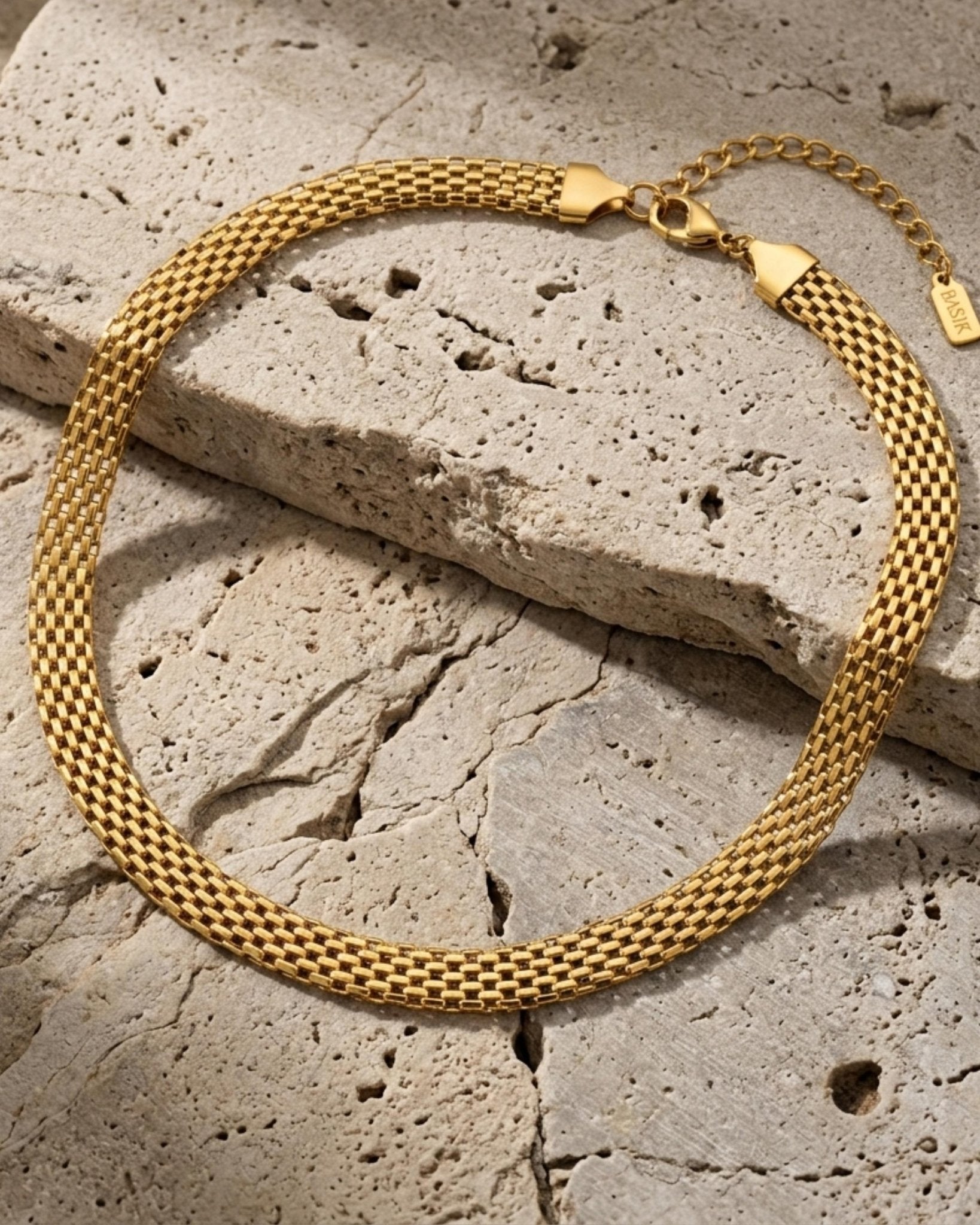 Passion Waterproof Short Vintage Necklace 18K Gold Plating - DANSK Copenhagen