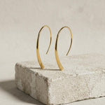 Passion Waterproof Simple Hoop Earring 18K Gold Plating - DANSK Copenhagen