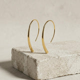 Passion Waterproof Simple Hoop Earring 18K Gold Plating - DANSK Copenhagen