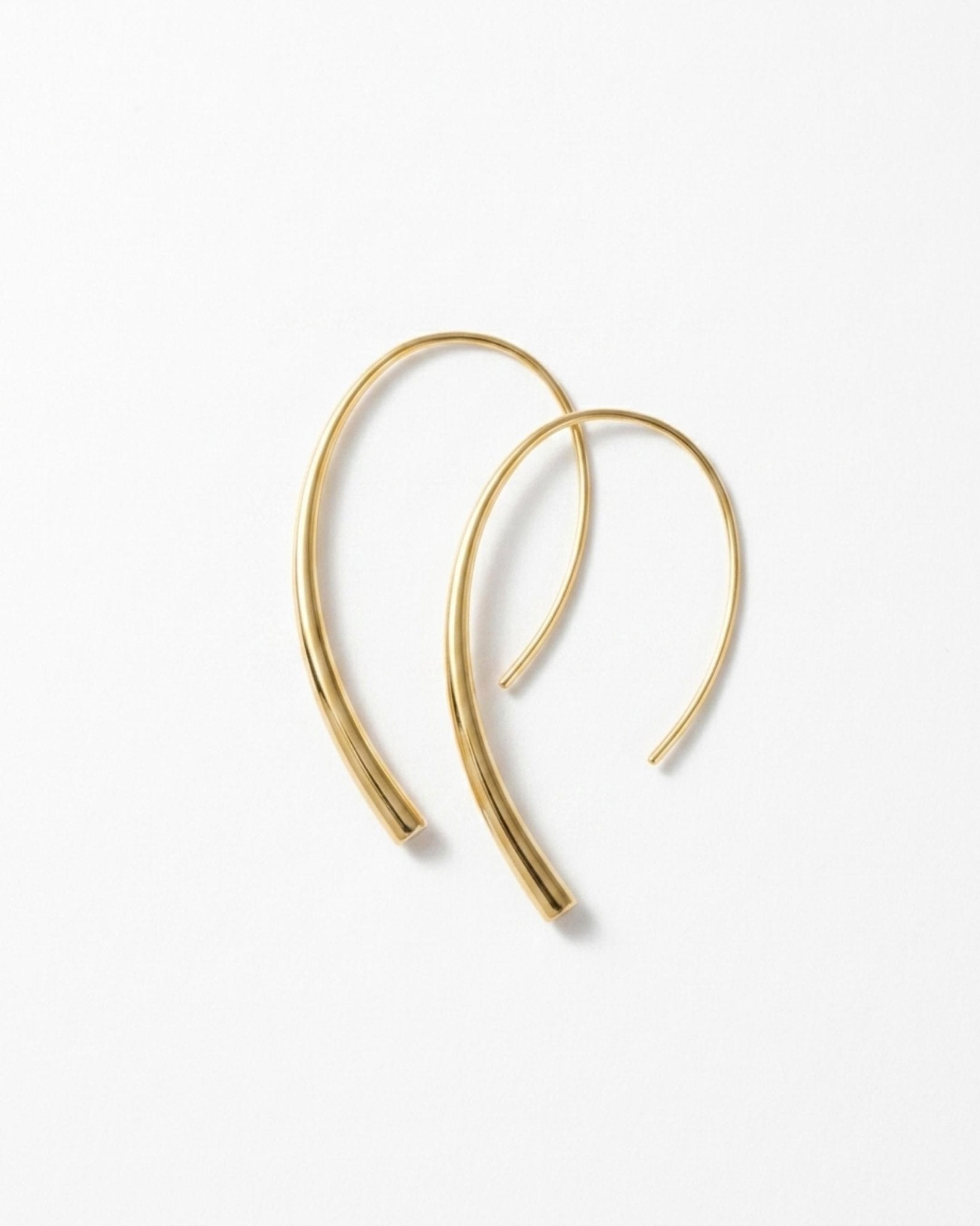 Passion Waterproof Simple Hoop Earring 18K Gold Plating - DANSK Copenhagen