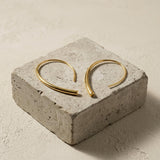 Passion Waterproof Simple Hoop Earring 18K Gold Plating - DANSK Copenhagen