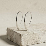Passion Waterproof Simple Hoop Earring Silver Plating - DANSK Copenhagen