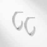 Passion Waterproof Simple Oval Creol Silver Plating - DANSK Copenhagen