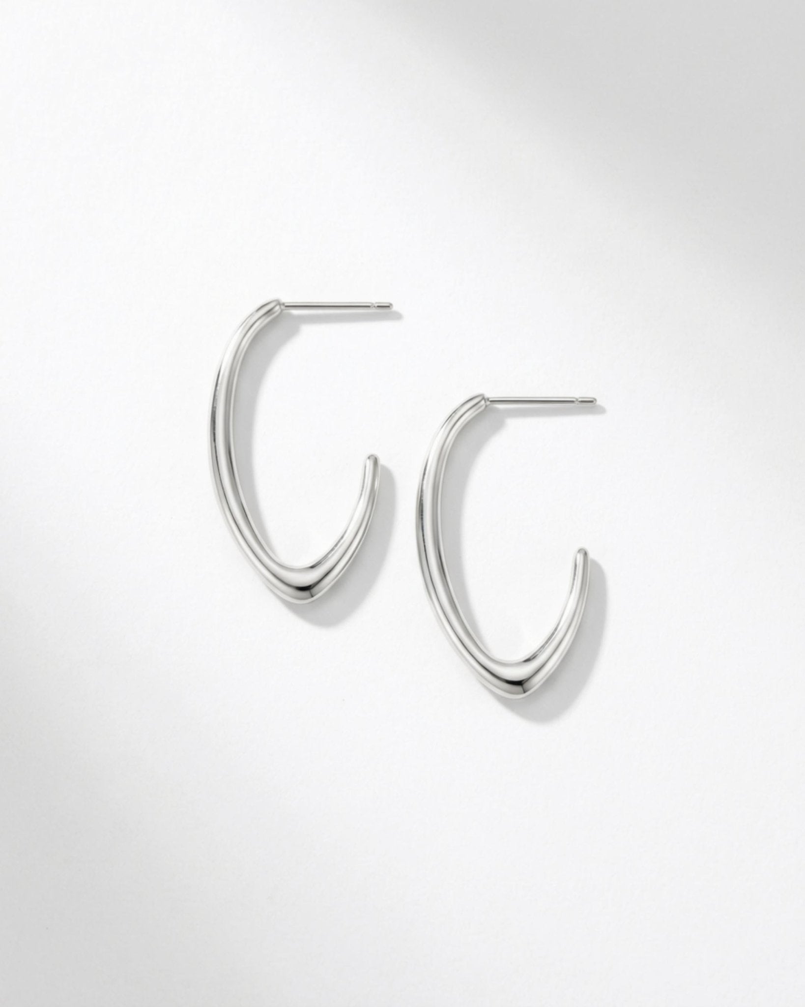 Passion Waterproof Simple Oval Creol Silver Plating - DANSK Copenhagen