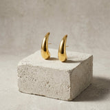 Passion Waterproof Smooth Crawler Earring 18K Gold Plating - DANSK Copenhagen