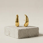 Passion Waterproof Smooth Crawler Earring 18K Gold Plating - DANSK Copenhagen