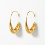 Passion Waterproof Smooth Hoop 18K Gold Plating - DANSK Copenhagen