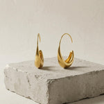 Passion Waterproof Smooth Hoop 18K Gold Plating - DANSK Copenhagen