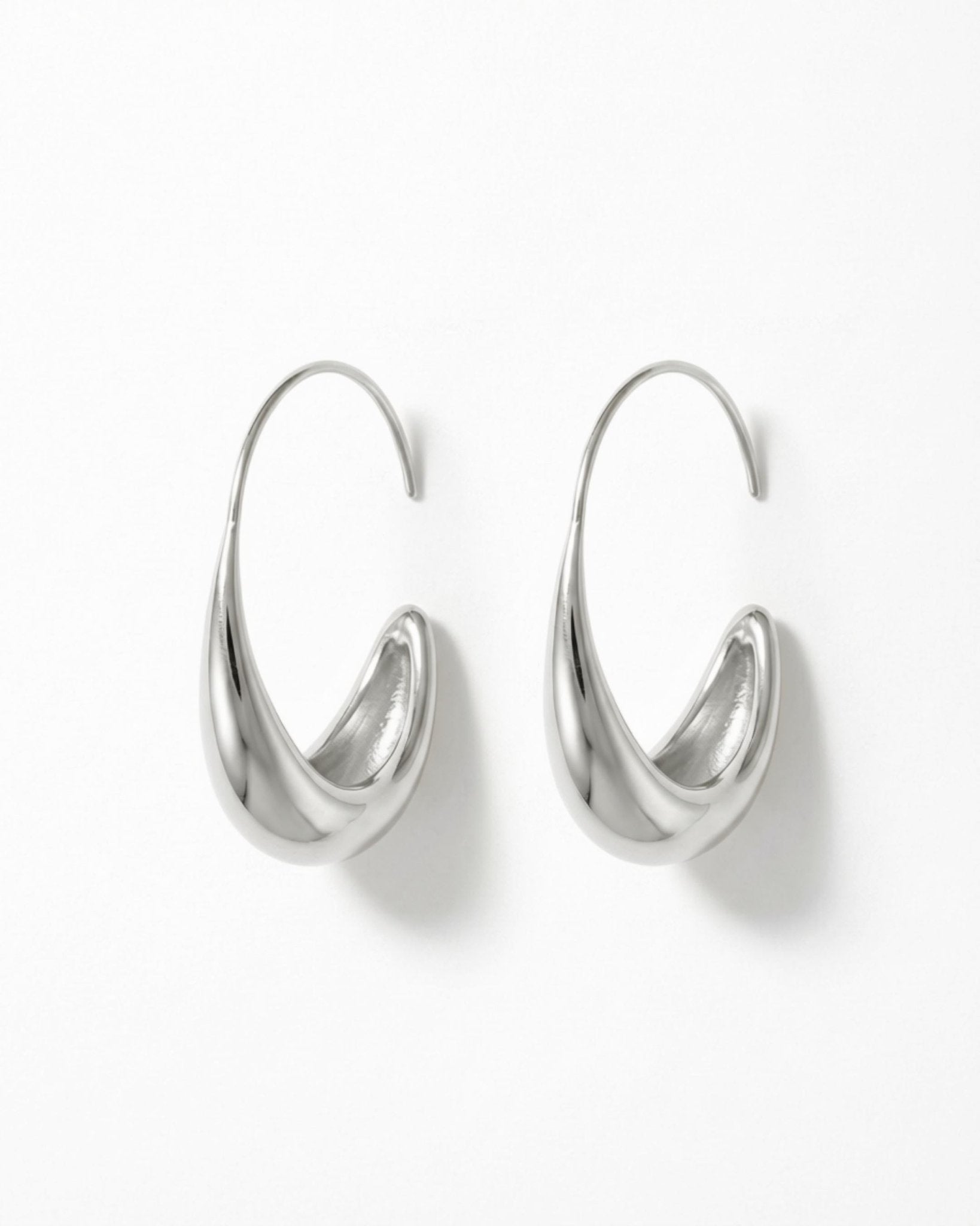 Passion Waterproof Smooth Hoop Silver Plating - DANSK Copenhagen