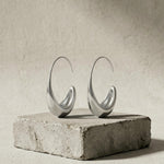 Passion Waterproof Smooth Hoop Silver Plating - DANSK Copenhagen
