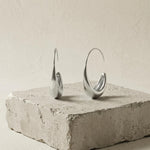 Passion Waterproof Smooth Hoop Silver Plating - DANSK Copenhagen