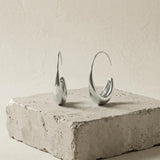 Passion Waterproof Smooth Hoop Silver Plating - DANSK Copenhagen